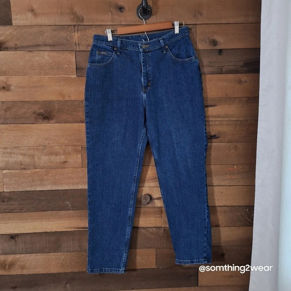 VINTAGE 90'S LEE Riders Straight Leg High Rise Jeans SZ 14 - Picture 1 of 10